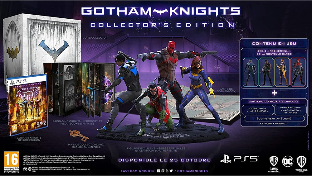 „Gotham Knights“ Collectors Edition für die Playstation 5 für 169,39€ (ES)