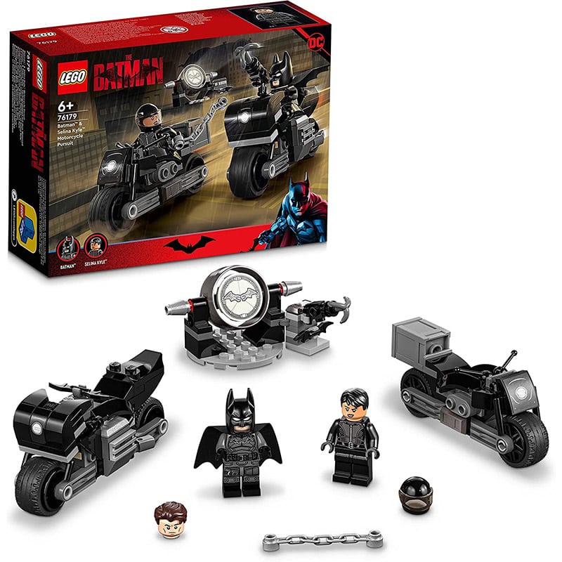 LEGO DC „Batman & Selina Kyle: Verfolgungsjagd auf dem Motorrad“ #76179 für 7,93€