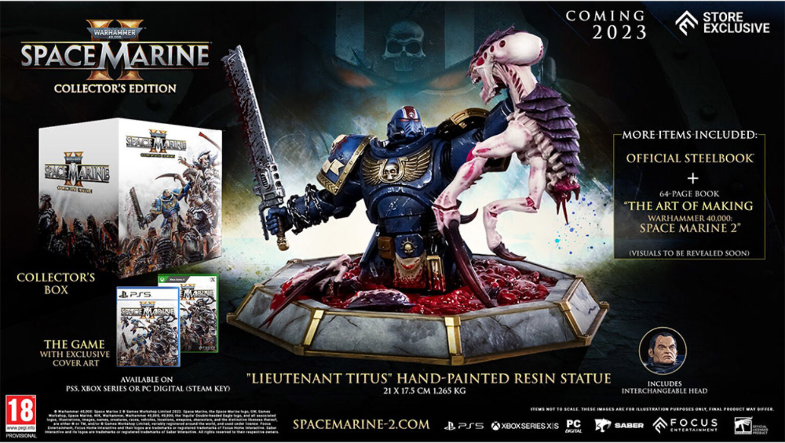 "Warhammer 40,000 Space Marine 2" Collector's Edition ab 2025 für