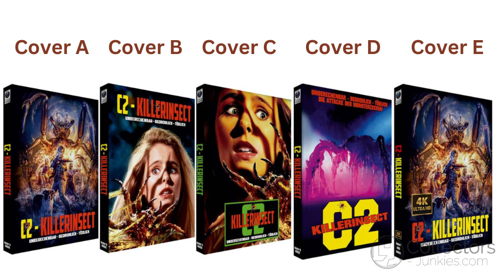 „C2 – Killerinsekt“ ab Januar 2023 im 4K Mediabook & in 4 Blu-ray Mediabooks