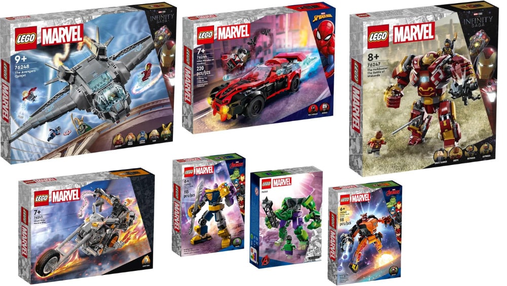 7 neue LEGO Marvel Sets ab Januar 2023 – darunter „Der Quinjet der Avengers“ #76248 – Update