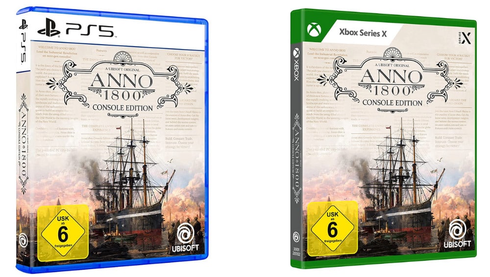 „Anno 1800 Console Edition“ ab März 2023 für die Playstation 5 & Xbox Series X