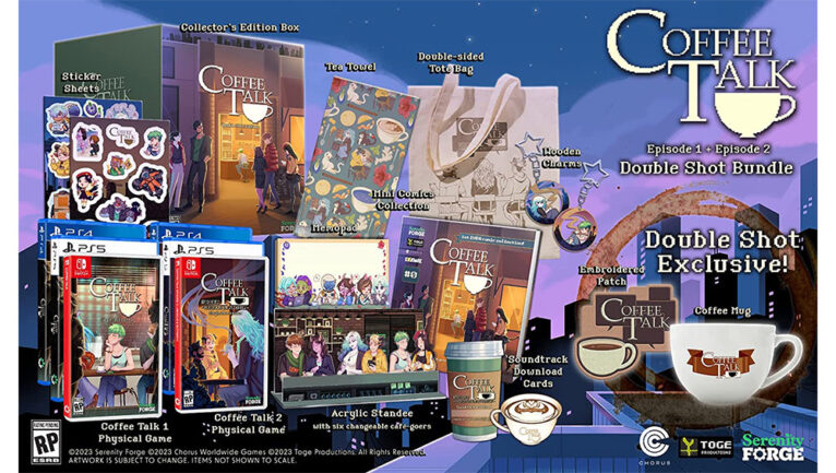 „Coffee Talk Episode 1 + Episode 2“ Double Shot Bundle Collectors Edition & Coffee Talk Episode 2: Hibiscus & Butterfly Collectors Edition ab Juli 2023