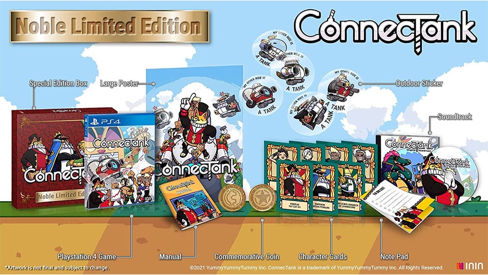 „ConnecTank“ Noble Limited Edition für die Playstation 4 & Nintendo Switch für je 39,99€