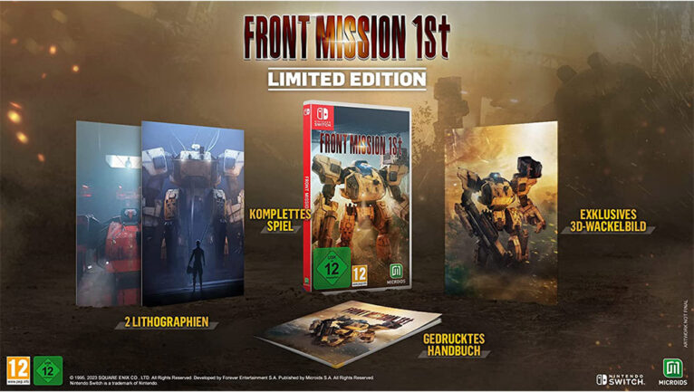 „Front Mission 1ST“ ab März 2023 als Limited Edition für die Nintendo Switch – Update3