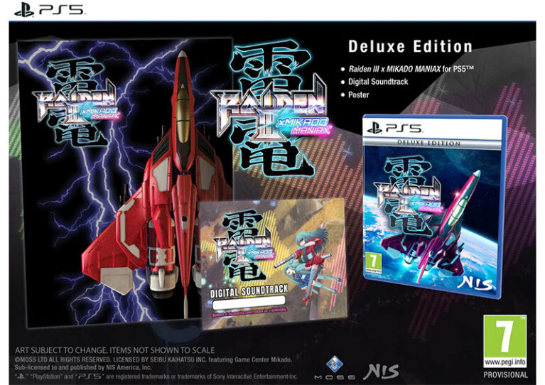 „Raiden III x MIKADO MANIAX“ ab Juni 2023 als Limited Edition & Deluxe Edition