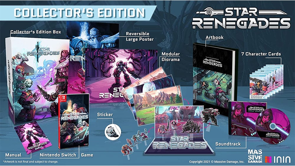 „Star Renegades“ Collectors Edition für die Nintendo Switch & Playstation 4 für je 49,99€