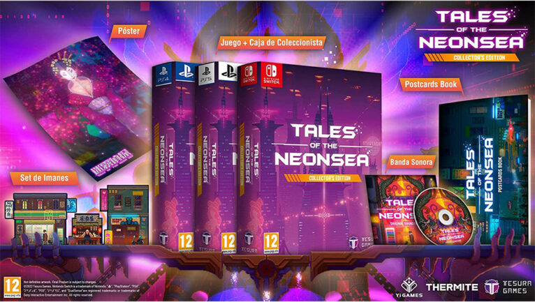 „Tales Of the Neon Sea“ ab März 2023 als Collectors Edition für Playstation 5/4 & Nintendo Switch – Update