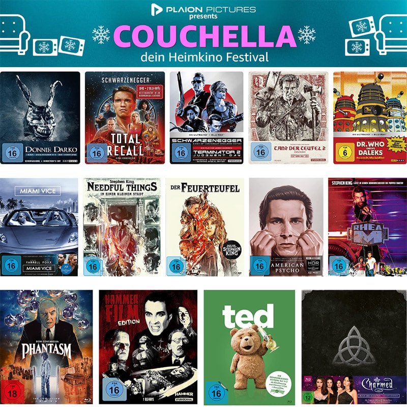 Couchella Aktion mit reduzierten Filmen & Serien auf 4K UHD, Blu-ray & DVD – Aktion endet bald