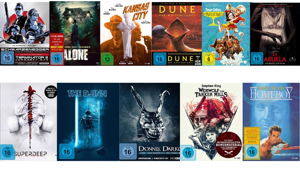 2 Steelbooks oder Mediabooks für 30€ – Update3