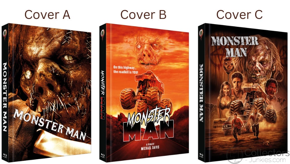 „Monster Man – Die Hölle auf Rädern“ ab April 2023 in 3 Blu-ray Mediabooks – Update3