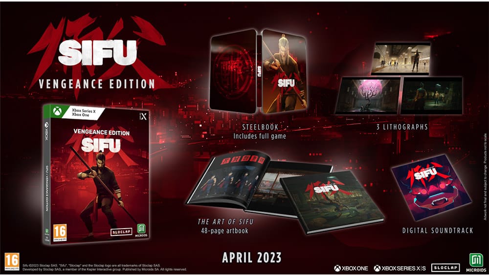 „SIFU“ Vengeance Edition ab April 2023 auch für die Xbox Series X/ One – Update