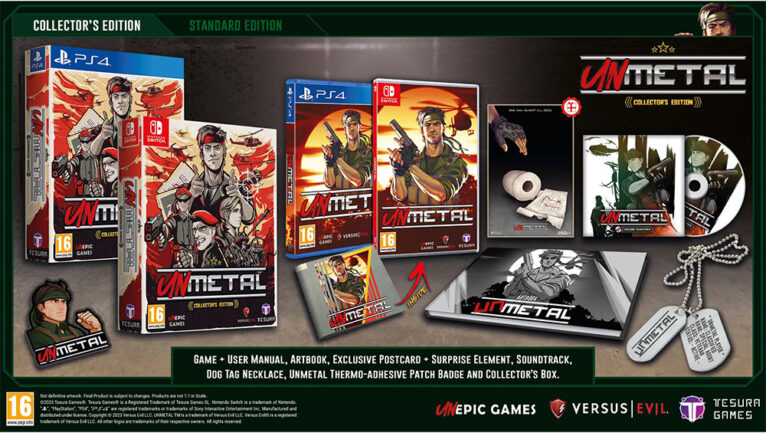 „UnMetal“ Collectors Edition & Standard Variante ab Mai 2023 für Nintendo Switch & PS4