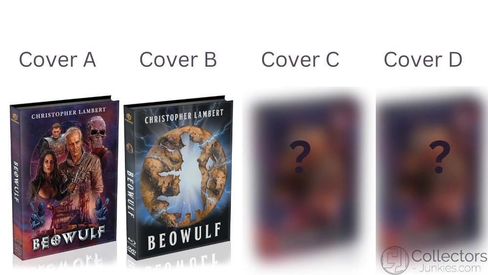 „Beowulf (1999)“ 2023 in 4 wattierten Blu-ray Mediabooks – Update