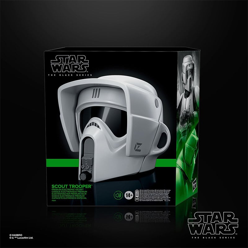 Star Wars „Scout Trooper Helm“ ab 2023 als 1:1 Replik aus Hasbros Black Series