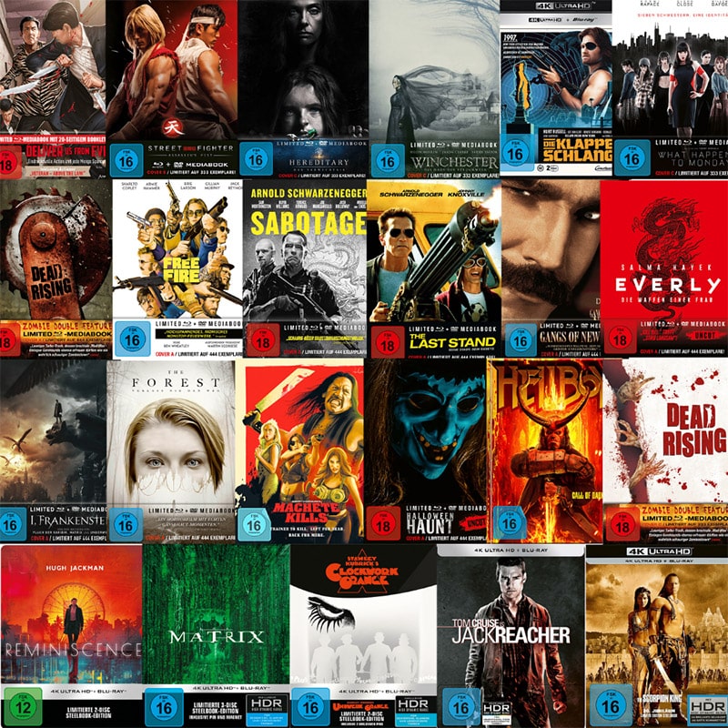 MediaMarkt/ Saturn Outlet mit Mediabooks & Steelbooks ab 9,99€