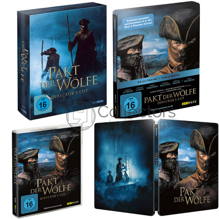„Pakt der Wölfe“ ab Mai 2023 im 4K Steelbook, Collectors Edition