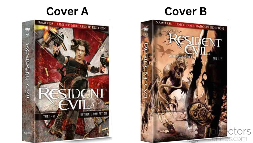 „Resident Evil 1-6“ ab Februar 2023 in 2 Big Mediabooks (4K UHD + Blu-ray)