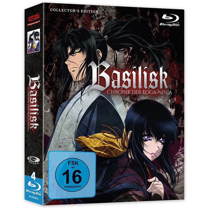 „Basilisk: Chronik der Koga-Ninja“ Gesamtausgabe auf Blu-ray für 18,97€
