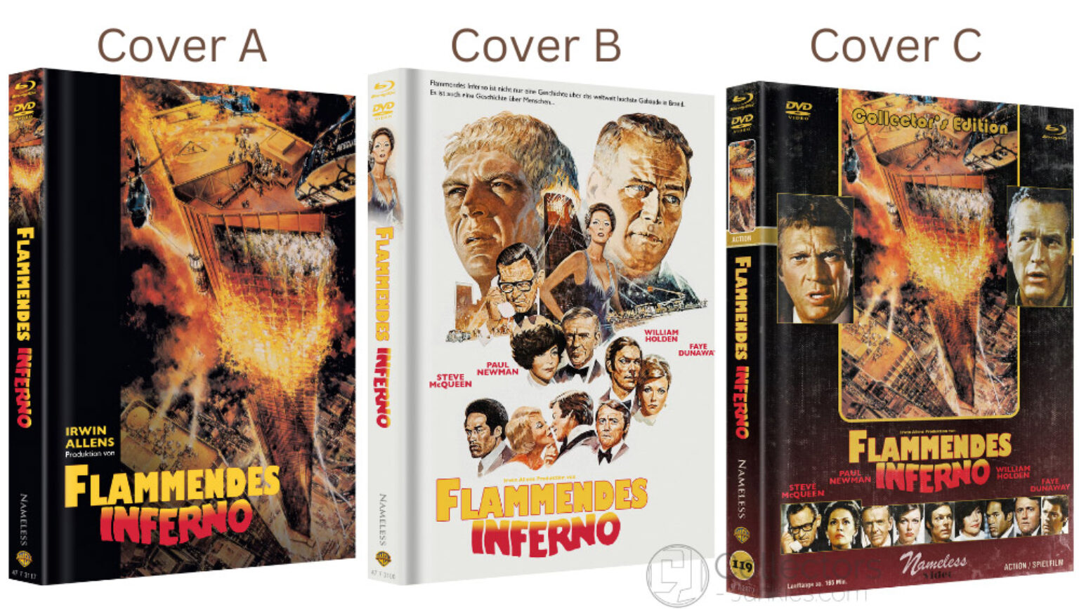 "Flammendes Inferno (1974)" Ab März 2023 In 3 Blu-ray Mediabooks - Update