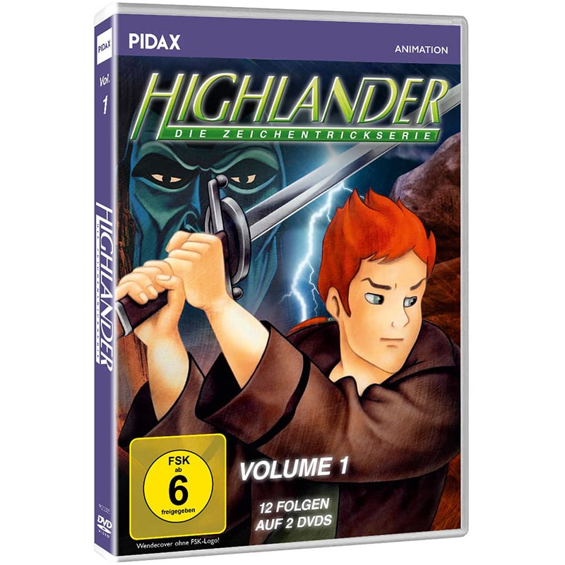 „Highlander – Die Zeichentrickserie“ erstes Volume ab Juli 2023 auf DVD
