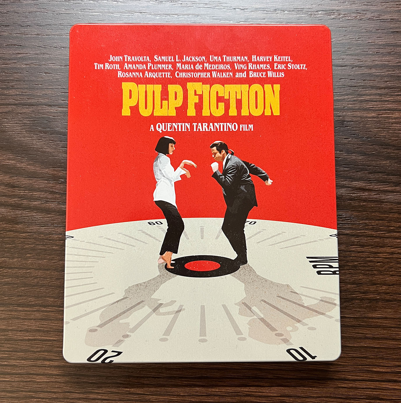 Pulp Fiction Steelbook 4K UHD Blu-ray – Ltd Ed, 2025 Release, Region A, R