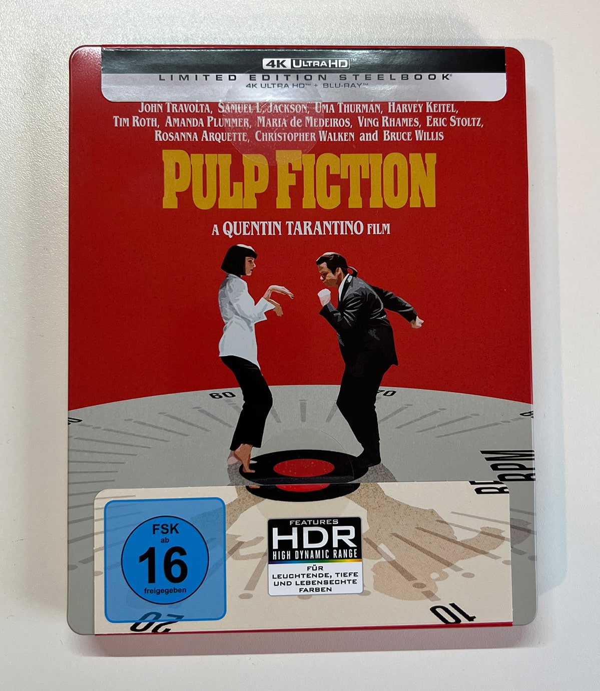 Review] Pulp Fiction (4K Ultra HD Blu-Ray & Blu-Ray) Limited Steelbook  Edition