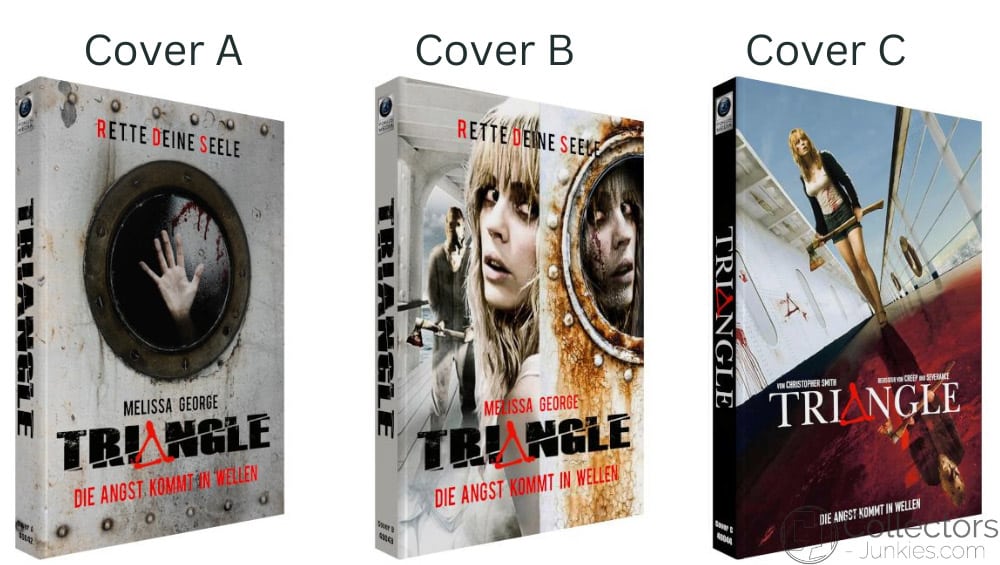 „Triangle – Die Angst kommt in Wellen“ ab April in 3 Blu-ray Mediabooks