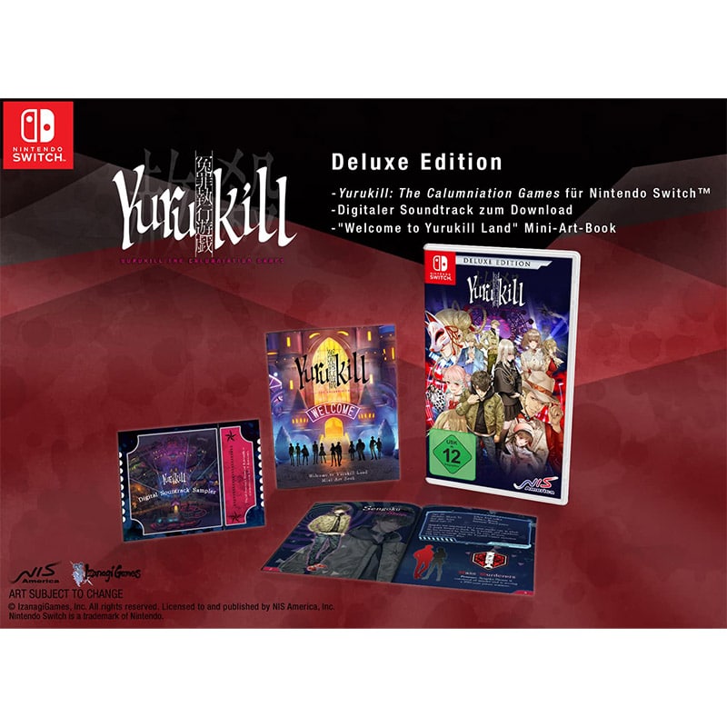 „YURUKILL: THE CALUMNIATION“ Deluxe Edition für die Playstation 5/4 & Nintendo Switch für je 29,99€