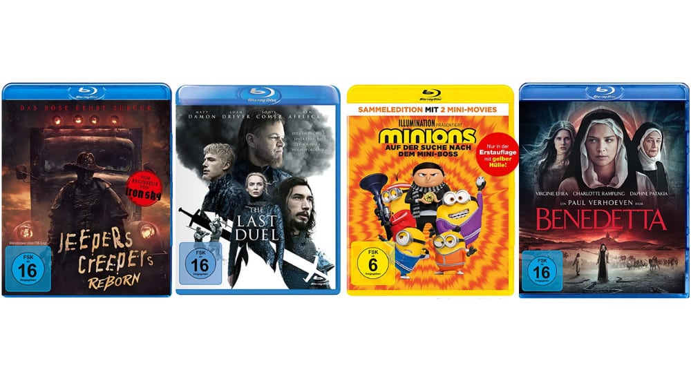 Einige Filme auf Blu-ray für je 9,99€ bei Amazon