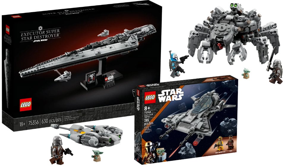 LEGO Star Wars „Supersternzerstörer Executor“, „Snubfighter der Piraten“ und weitere Sets ab Mai/ August 2023