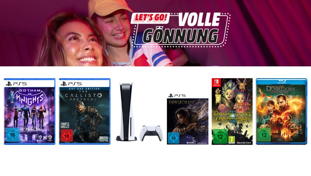 Volle Gönnung – Entertainment Angebote bei MediaMarkt und Saturn