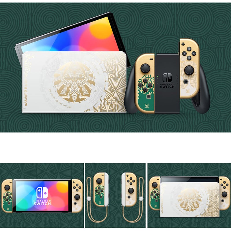 Nintendo Switch OLED Konsole im „The Legend of Zelda: Tears of the Kingdom“ Design ab April 2023 – Update8