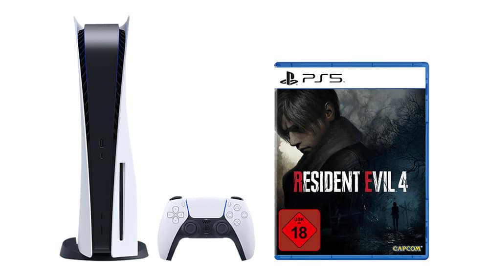 PlayStation 5 Konsole + Resident Evil 4 Remake für 569€