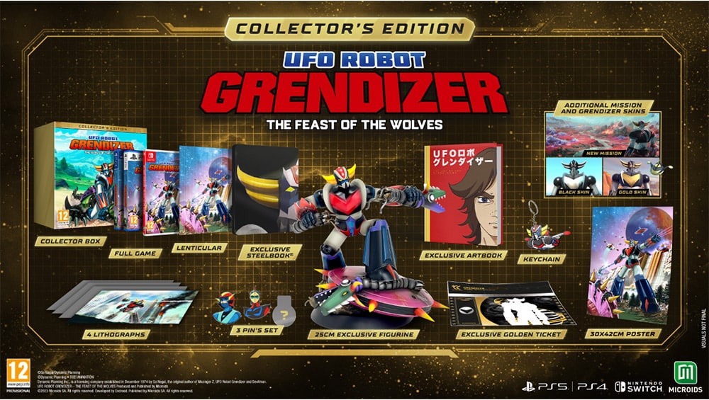 „Ufo Robot Grendizer: The Feast of the Wolves“ Collectors Edition & Deluxe Edition ab 2023 – Update4