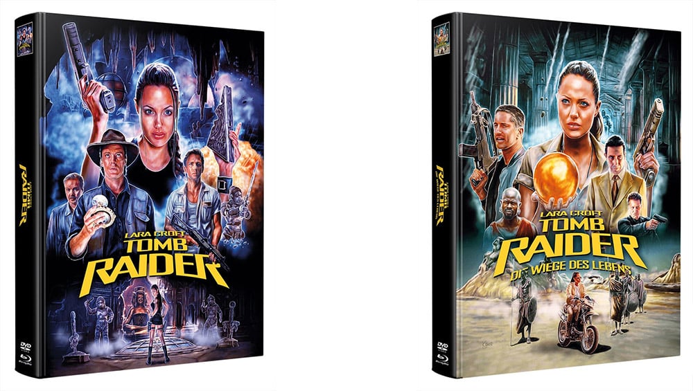 „Lara Croft – Tomb Raider & Tomb Raider: Die Wiege des Lebens“ ab Mai jeweils im wattierten Blu-ray Mediabook – Update3