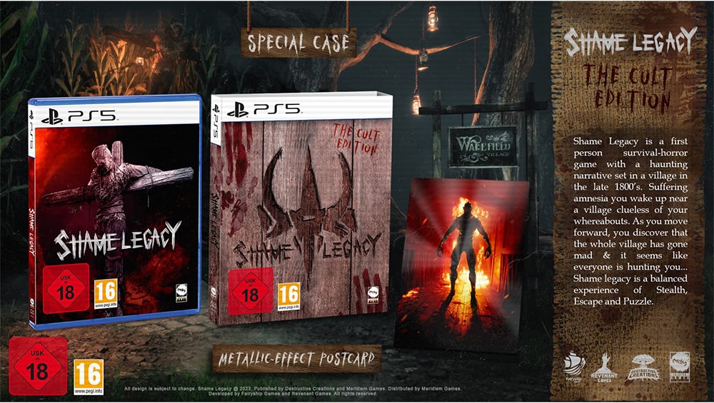 „Shame Legacy“ The Cult Edition ab Juni 2023 für die Playstation 5 – Update