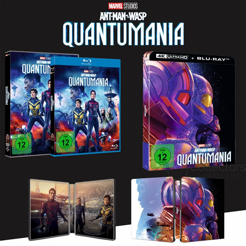 „Ant-Man and the Wasp: Quantumania“ ab Juni 2023 im 4K Steelbook & Standard Varianten | 3D Version in Japan – Update6