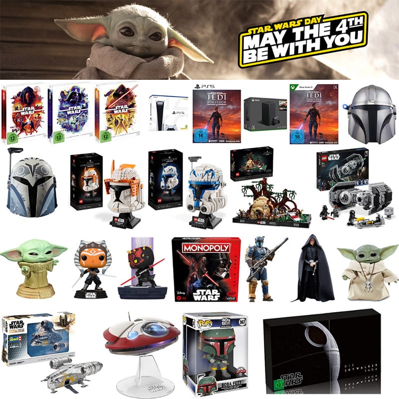 „May the 4th be with You“ – Star Wars Angebote bei Amazon