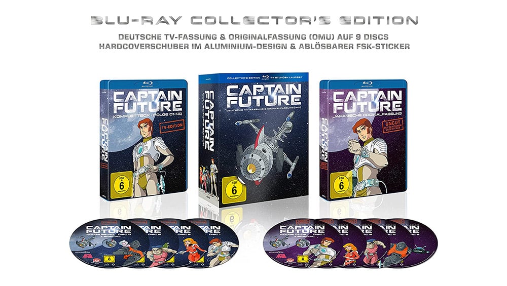 Captain Future – Komplettbox Collector’s Edition für 64,97€