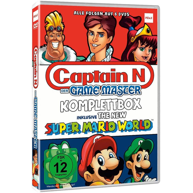 „Captain N: Der Game Master + The New Super Mario World Serie“ ab Mai 2023 als Komplettbox auf DVD