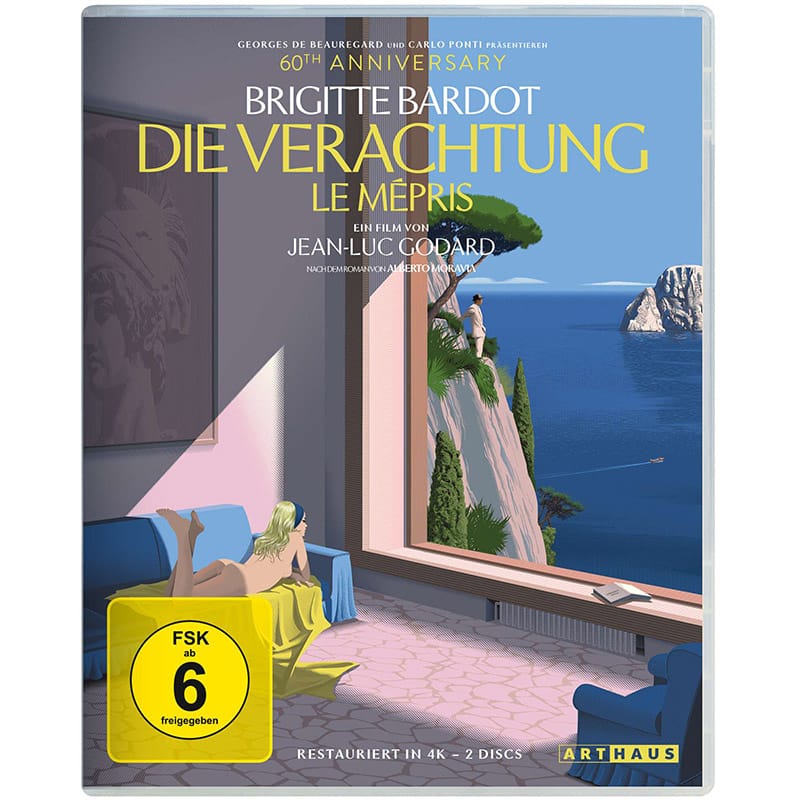 „Die Verachtung“ 60th Anniversary Edition ab Juni 2023 auf 4K UHD, Blu-ray & DVD