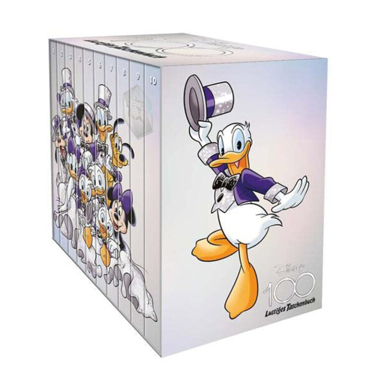 „Disney 100 Lustiges Taschenbuch Box: Band 01 – 10“ ab September 2023 in Sammlerbox