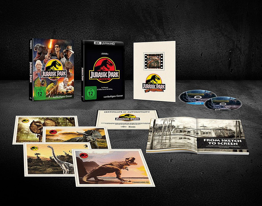 „Jurassic Park“ 4K Deluxe Edition inkl. Goodies ab Juli 2023 | mit Steelbook im Ausland – Update3