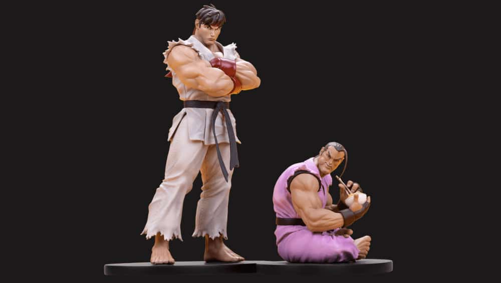 Street Fighter Ryu and Dan Collectible Statue by PCS