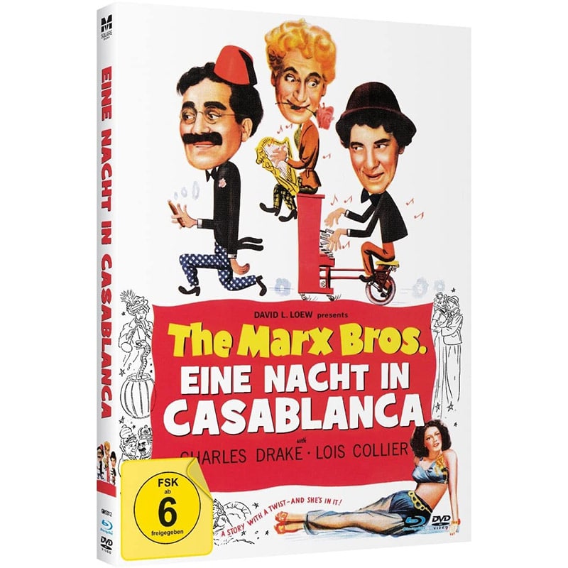„The Marx Bros. – Eine Nacht in Casablanca“ im Blu-ray Mediabook für 8,01€