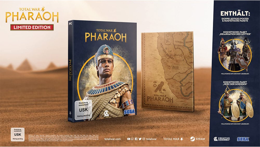 „Total War: Pharaoh“ als Limited Edition für den PC (Code in a Box) ab 2023