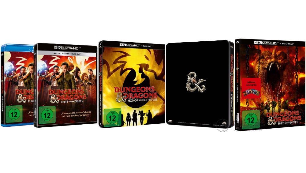 „Dungeons & Dragons: Ehre unter Dieben“ ab 2023 im 4K Steelbook & Standard Varianten – Update9