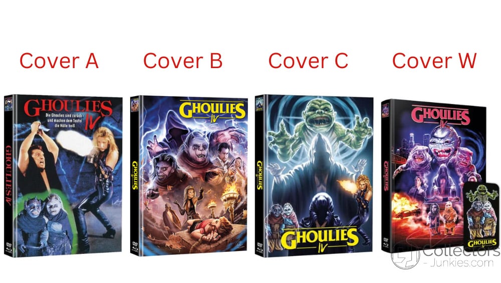 „Ghoulies IV“ ab August 2023 in 4 Blu-ray Mediabooks – Update
