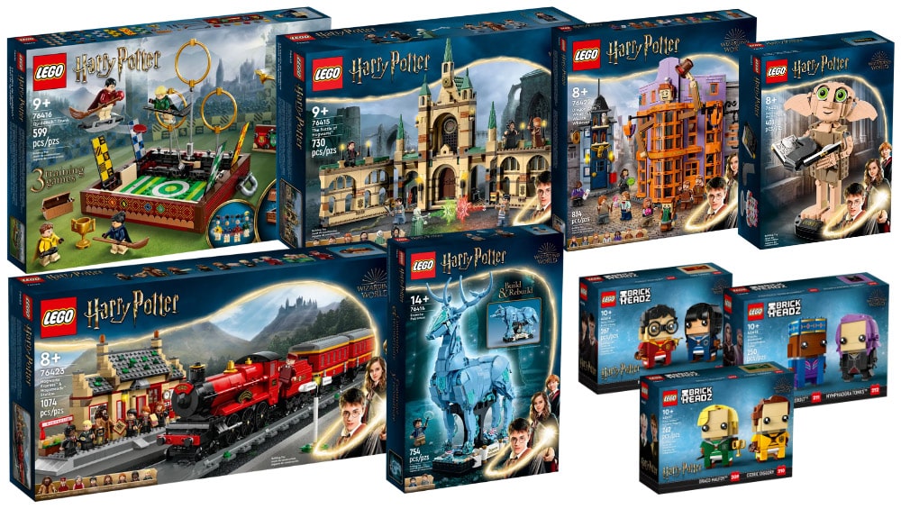 Neue LEGO Harry Potter Sets ab Juni 2023 – darunter: Expecto Patronum, Hogwarts Express & Winkelgasse